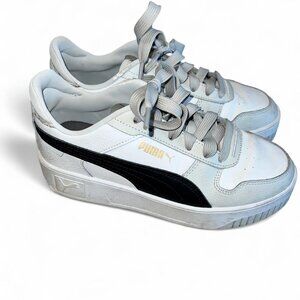 Puma Women's White Black Sneakers